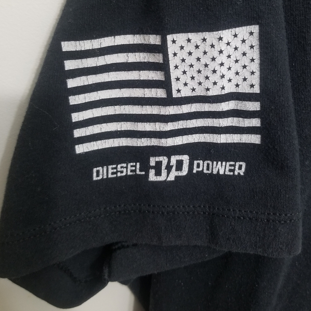 VGUC black skull & roses Diesel Power 2XL shirt - Picture 2 of 5